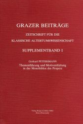 Grazer Beiträge Supplementband I