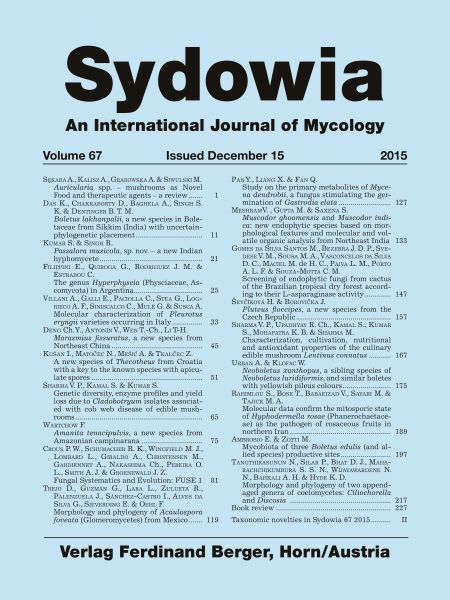 Sydowia Vol. 67/E-Book/S 11-19