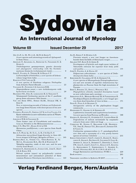 Sydowia Vol. 69 E-Book/S 37-45 OPEN ACCESS