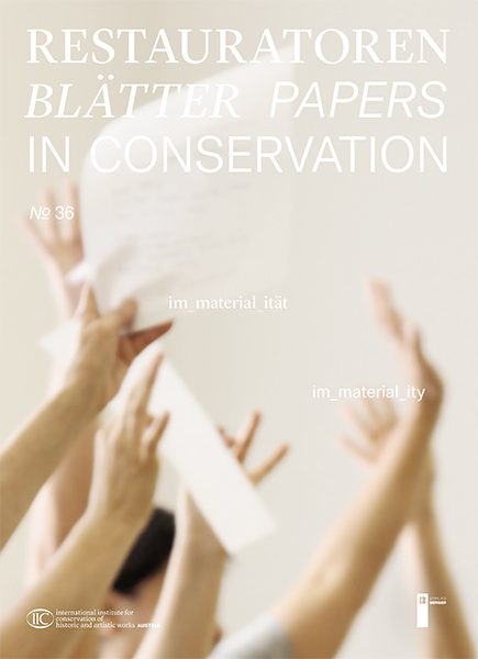 Restauratorenblätter - Papers in Conservation Band 36
