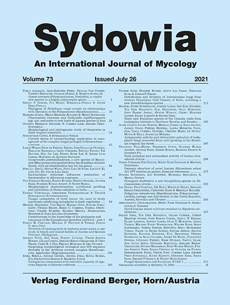 Sydowia Vol. 73 E-Book/S 133-162 OPEN ACCESS