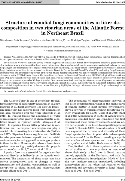 Sydowia Vol. 78 E-Book/S 145-164