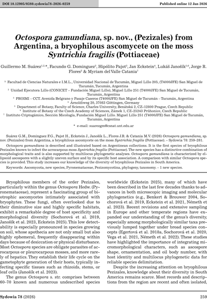 Sydowia Vol. 78 E-Book/S 259-281