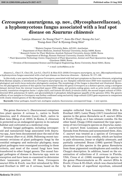 Sydowia Vol. 79 E-Book/S 177-186