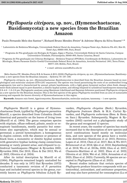 Sydowia Vol. 79 E-Book/S 187-198